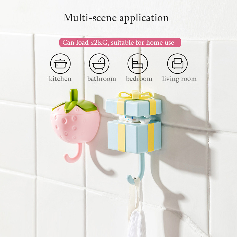 Dekoratīvie mājsaimniecības āķi Atslēgu turētājs Pie sienas stiprināms, lipīgs mēteļu pakaramais cepuru plaukts Dažādi organizatora piederumi