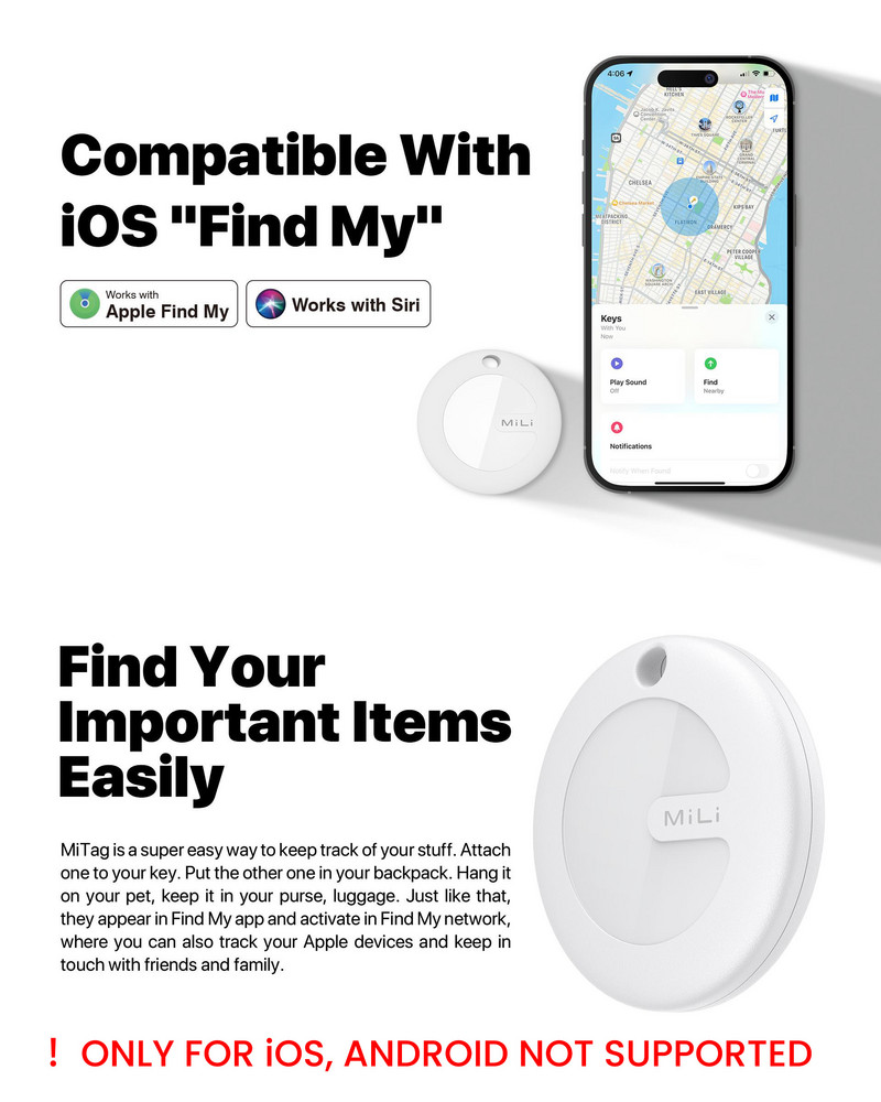 Mini Gps Tracker για Cats Dog Smart Locator Airtags Ios Key Finders Συσκευή παρακολούθησης κατοικίδιων με θήκη Αδιάβροχη Puppy Products