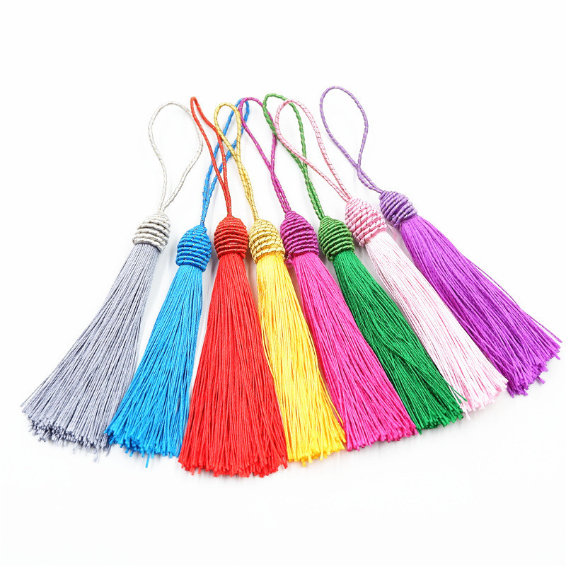 5/10/20 Τμ. μήκος 15 εκατοστά Σχοινί Κρεμαστό Μεταξωτές Φούντες Ράψιμο Bang Bang Tassel Trim Key Tassels for DIY Embellish Curtain Access