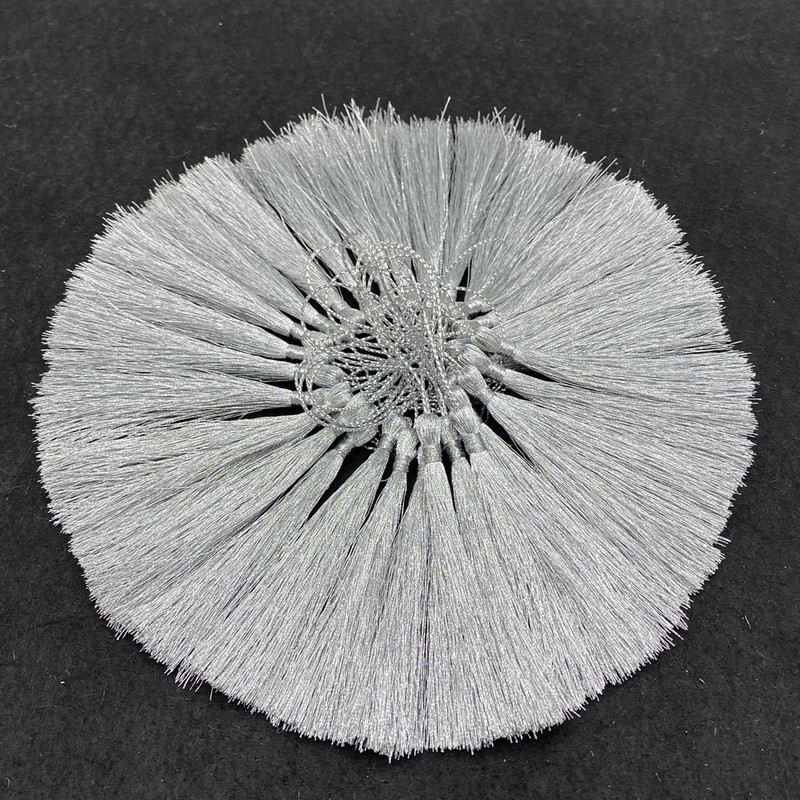 32 τμχ 13 εκ. Χρυσό/Ασημί κλειδί Φούντα κρόσσια Μεταξωτή κλωστή Κρεμαστό Φούντες Διακοσμητικά για κοσμήματα DIY κάρτα Κουρτίνες Ρούχα Γάμου