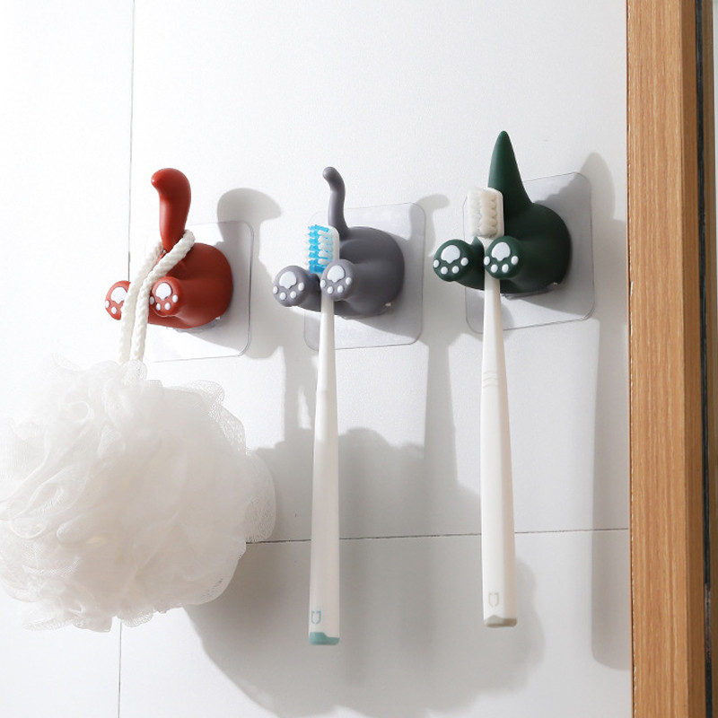 Nova slatka zidna kuka sa životinjama Dekoracija doma Kupaonica Toranj Vješalica Kuka Držač četkica za zube Kuka Ključevi Torbe Vješalica Kukica Organizator Stalak