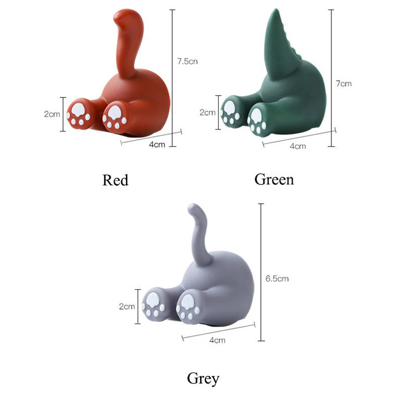 Nova slatka zidna kuka sa životinjama Dekoracija doma Kupaonica Toranj Vješalica Kuka Držač četkica za zube Kuka Ključevi Torbe Vješalica Kukica Organizator Stalak