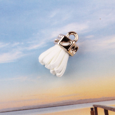 10 τεμ/λοτέ 25 χιλιοστών Χρυσό καπάκι χρώματος καστόρι δερμάτινη φούντα για μπρελόκ Ιμάντες κινητού τηλεφώνου Κοσμήματα Καλοκαιρινό κρεμαστό DIY Γούρια Finding