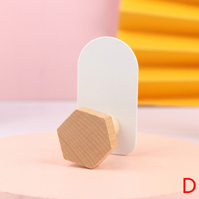 Nordic Wood Sieninė Dekoratyvinė kabykla Kabliukai Nepramušami Už durų Drabužiai Paltai Krepšiai Raktai Laikiklis Kabliukas Vonios bokštas Kabliukas