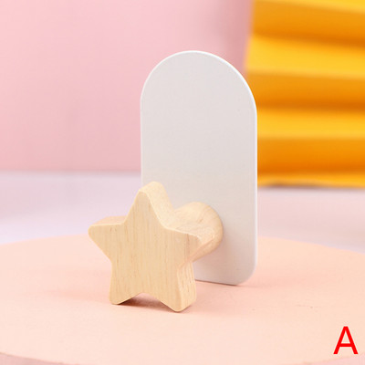 Nordic Wood Sieninė Dekoratyvinė kabykla Kabliukai Nepramušami Už durų Drabužiai Paltai Krepšiai Raktai Laikiklis Kabliukas Vonios bokštas Kabliukas