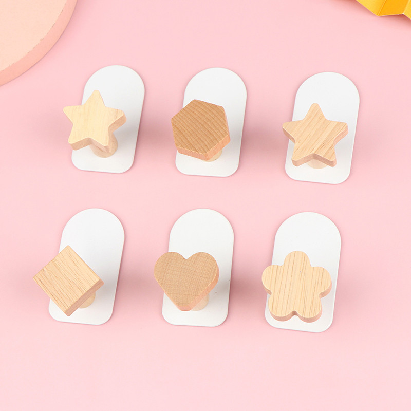 Nordic Wood Sieninė Dekoratyvinė kabykla Kabliukai Nepramušami Už durų Drabužiai Paltai Krepšiai Raktai Laikiklis Kabliukas Vonios bokštas Kabliukas