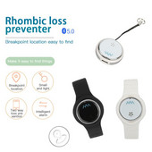 Pretpazaudēšanas ierīces izsekotājs pozicionēšanas Meklēt mājdzīvnieku suns kaķis atslēgas Maka soma Pretnozaudēt rokassprādze 200mah pogas akumulators