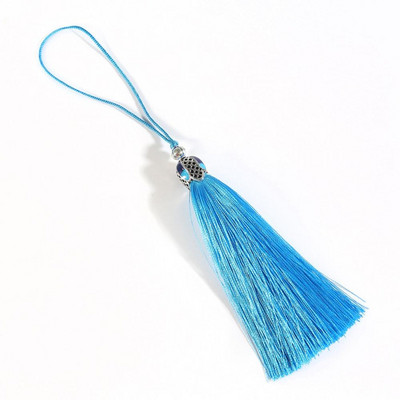 16+7 cm zīda pušķis, piekarināms virves bārkstis, 1 gab