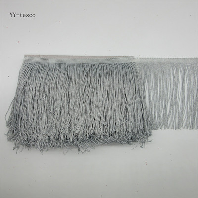 YY-tesco 1 Yards πλάτος 15 εκ. Χρυσό Δαντελένιο τελείωμα με φούντα Κούρεμα με κρόσσια για Latin φόρεμα Ρούχα Σκηνής Αξεσουάρ Κορδέλα δαντέλας