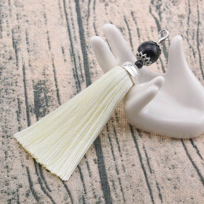 3 τεμ 11 εκ. Υψηλής ποιότητας χειροποίητο για σελιδοδείκτη Μακριά μεταξωτή φούντα DIY Αξεσουάρ διακόσμησης για κοσμήματα χειροτεχνίας κρεμαστό κόσμημα