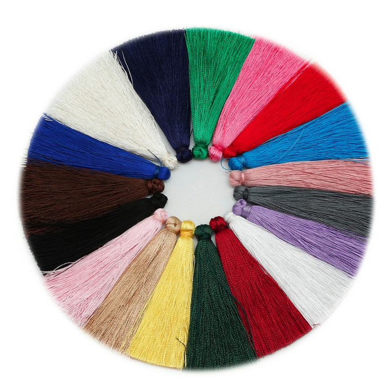 Κρεμαστό 65mm Πλούσιο Χρώμα Κινέζικη Χειροποίητη Κουρτίνα Ημερολογίου Φούντα Κρεμαστό Μακραμέ Κρεμαστό DIY Αξεσουάρ κοσμημάτων Κατασκευή 10 ΤΕΜ.