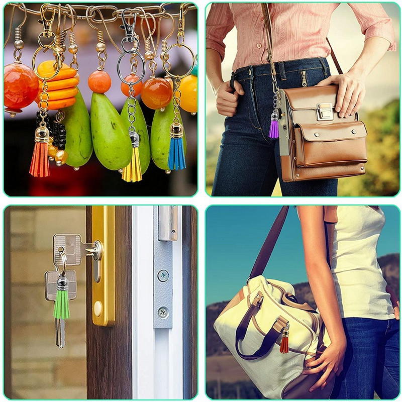 20/10 gab Atslēgu piekariņš Pušķis Āda Mazs Pušķīšu Kulons Lielapjoma Atslēgu piekariņš Bārkstis Pušķis Rotaslietu izgatavošanai Dekorācijas piederumi