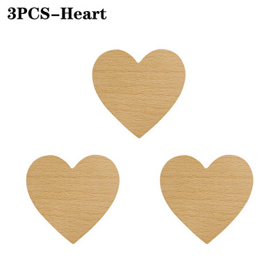 3/1 DB új dekoratív horog fa fali horog csillag kulcstartó modern kreatív kabát akasztós fogas fali fogas táska horog akasztós ajtó fogantyú