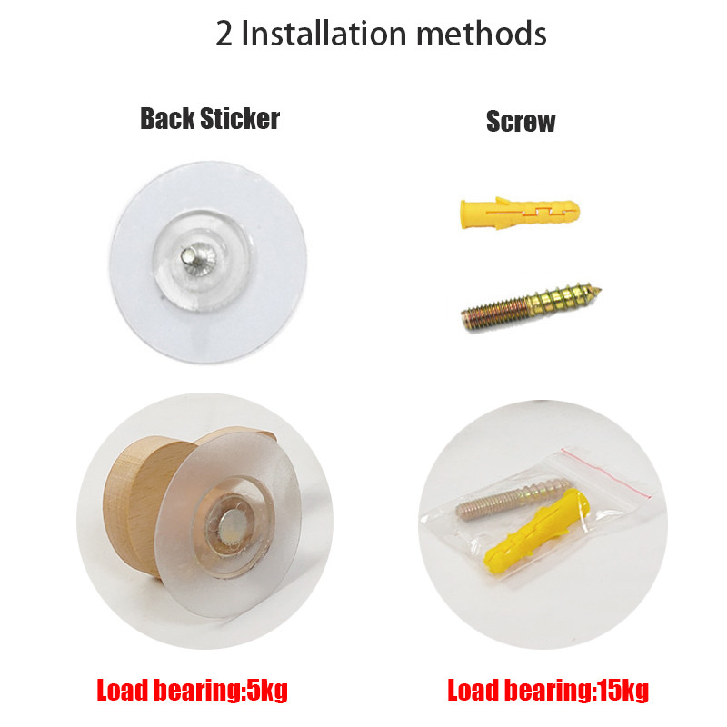 3/1 DB új dekoratív horog fa fali horog csillag kulcstartó modern kreatív kabát akasztós fogas fali fogas táska horog akasztós ajtó fogantyú