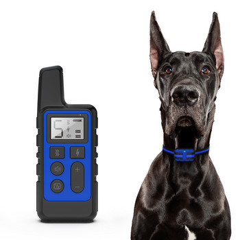 1PC κολάρο εκπαίδευσης σκύλων/Φορητό τηλεχειριστήριο Ηλεκτρικό πώμα γαβγίσματος αδιάβροχη συσκευή εκπαίδευσης κατοικίδιων με ηχητικό σοκ