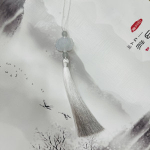 1 gab. Piekarināma Virve Zīds DIY Pušķis Bārkstis Ķīniešu stila Āķi Kulonu Rotaslietas Šūšanas Aizkaru Izejmateriāli Aksesuāri