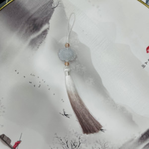 1 gab. Piekarināma Virve Zīds DIY Pušķis Bārkstis Ķīniešu stila Āķi Kulonu Rotaslietas Šūšanas Aizkaru Izejmateriāli Aksesuāri