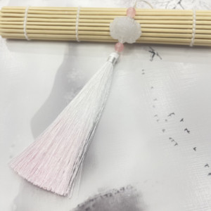 1 gab. Piekarināma Virve Zīds DIY Pušķis Bārkstis Ķīniešu stila Āķi Kulonu Rotaslietas Šūšanas Aizkaru Izejmateriāli Aksesuāri