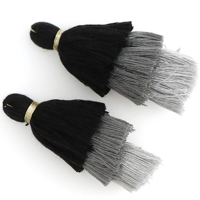 2gab/partija 65mm garš 3 slāņains kokvilnas zīda pušķis rotaslietu izgatavošanai DIY Amatniecība Auskari Atslēgu piekariņi Apģērbi Šūšanas Dekora piederumi