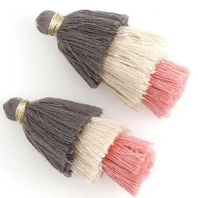 2gab/partija 65mm garš 3 slāņains kokvilnas zīda pušķis rotaslietu izgatavošanai DIY Amatniecība Auskari Atslēgu piekariņi Apģērbi Šūšanas Dekora piederumi