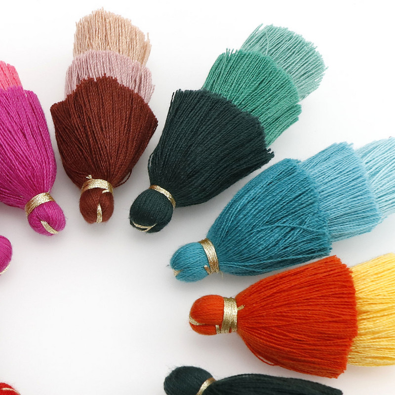 2gab/partija 65mm garš 3 slāņains kokvilnas zīda pušķis rotaslietu izgatavošanai DIY Amatniecība Auskari Atslēgu piekariņi Apģērbi Šūšanas Dekora piederumi