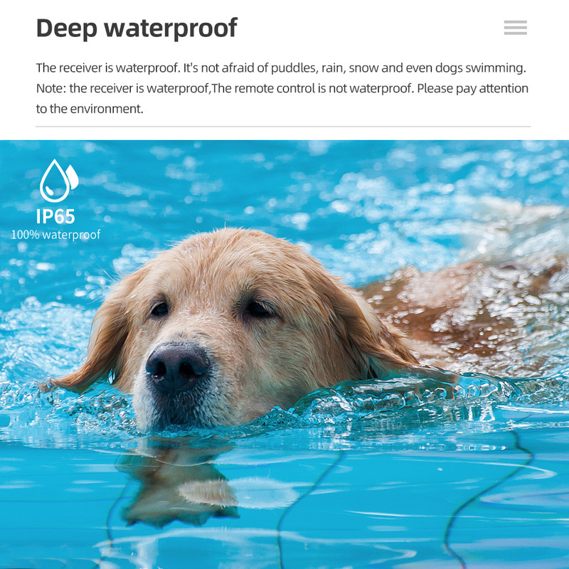 800 m-es kutyakiképző nyakörv távirányító vízálló elektromos újratölthető vibrációs hangjelzés, minden mérethez