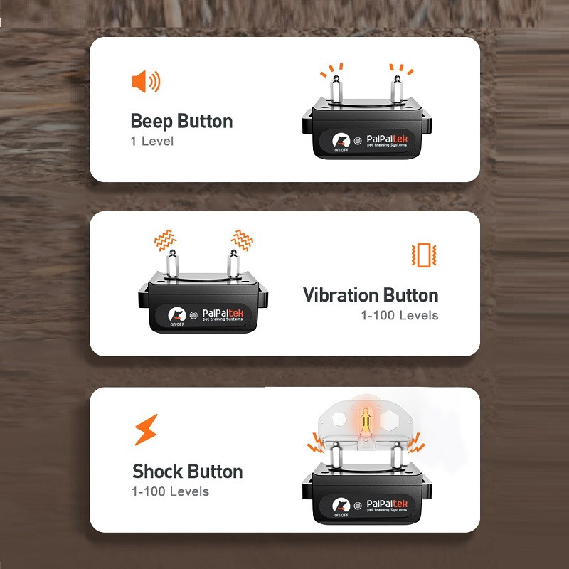 Suņu apmācības tālvadības kakla siksna 1000 M elektriska suņu pretrešanas kakla siksna 433HZ universāla suņa TPU kaklasiksna, ūdensizturīga uzlādējama Freeship