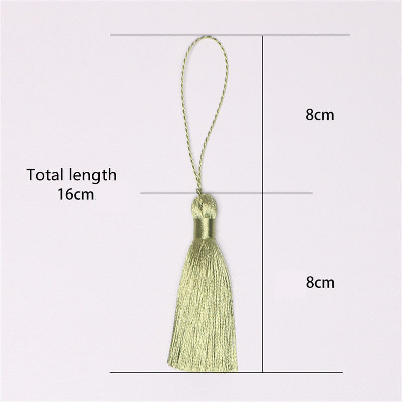 WFFNNKC 10 ΤΕΜ 8cm Πολυεστερικές Μεταξωτές Φούντες Κάθετη Κρόσια Μενταγιόν Χειροτεχνία DIY Κοσμήματα Διακόσμηση σπιτιού Κουρτίνες ραπτικής Αξεσουάρ