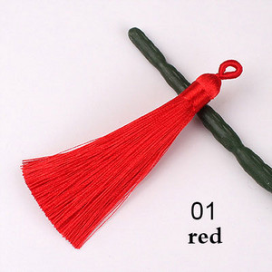 5/10 gab. 8cm poliestera zīda pušķi Mīksti pušķi ar cilpām Zīda pušķu birste DIY rotaslietas Mājas dekors Šūšanas aizkaru aksesuāri