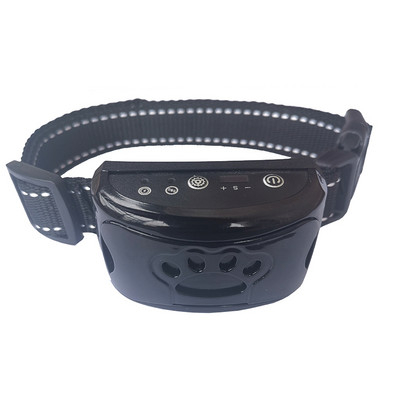 Jaunākās elektriskās pretriešanas ierīces Ultraskaņas suņu apmācības kaklasiksna USB uzlādējama riešanas apturēšanas vibrācijas pretriešanas ierīces