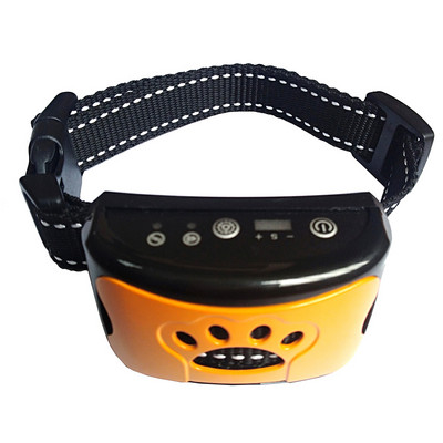 Jaunākās elektriskās pretriešanas ierīces Ultraskaņas suņu apmācības kaklasiksna USB uzlādējama riešanas apturēšanas vibrācijas pretriešanas ierīces