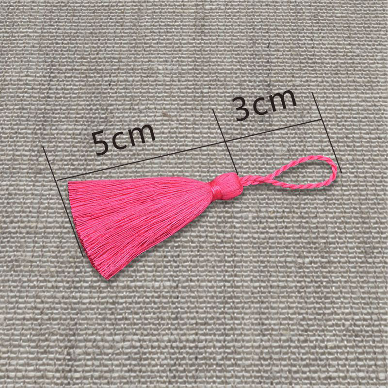 5 buc/lot Semn de carte mătăsos ciucuri Pom Pom ciucuri Mini ciucuri moi cu bucle pentru Semne de carte cu suveniruri DIY Fabricarea de bijuterii Artizanat