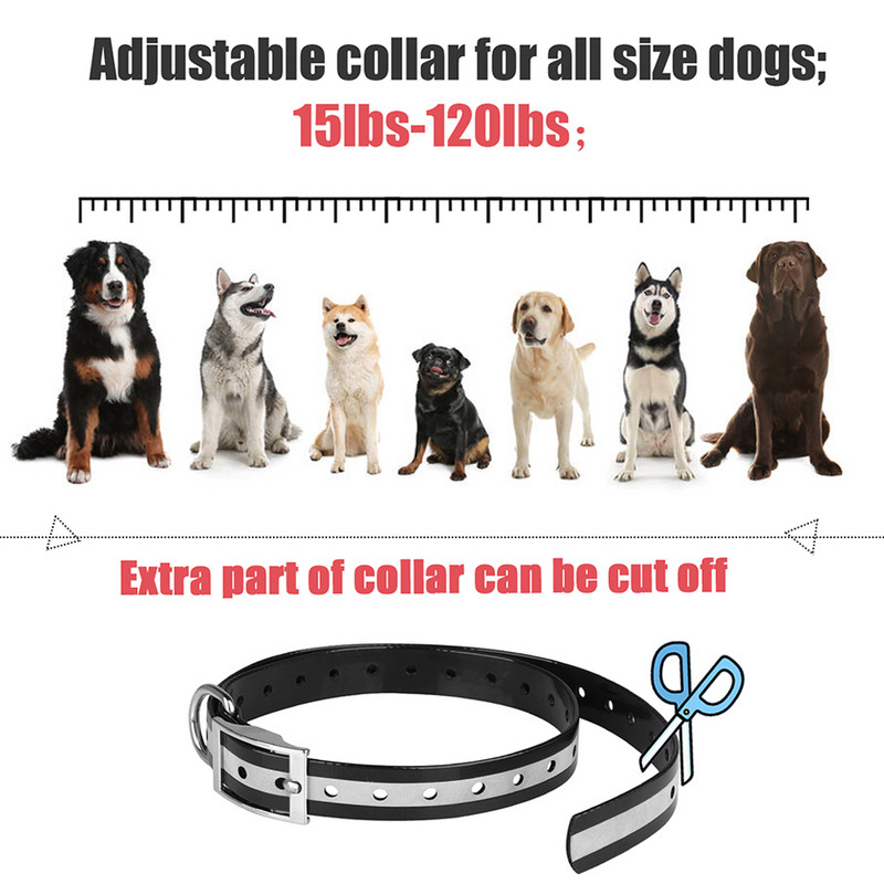 MASBRILL elektriskā suņu apmācības kakla siksna mājdzīvnieku kakla siksna, mizas aizbāznis, tālvadības suņu apmācības ierīce pīkstiens/vibrācija/elektrošoka kakla siksna
