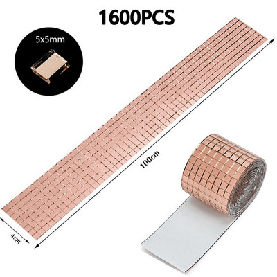 Nauji lipnūs tikrojo stiklo amatų mini kvadratiniai veidrodžiai mozaikinės plytelės lipdukai vonios kambarys pasidaryk pats rankų darbo amatų namų dekoravimas