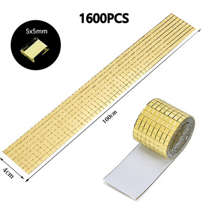 Nauji lipnūs tikrojo stiklo amatų mini kvadratiniai veidrodžiai mozaikinės plytelės lipdukai vonios kambarys pasidaryk pats rankų darbo amatų namų dekoravimas