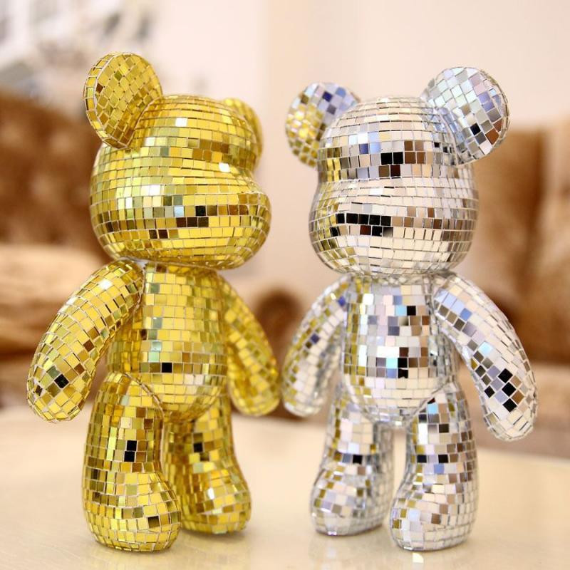 Nauji lipnūs tikrojo stiklo amatų mini kvadratiniai veidrodžiai mozaikinės plytelės lipdukai vonios kambarys pasidaryk pats rankų darbo amatų namų dekoravimas