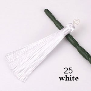 8 cm-es selyemfutó bojtkefe divat puha bojt rojt ékszerkészítéshez fülbevaló medál varázsa kézzel készített dekorációs kézműves