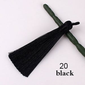 8 cm-es selyemfutó bojtkefe divat puha bojt rojt ékszerkészítéshez fülbevaló medál varázsa kézzel készített dekorációs kézműves