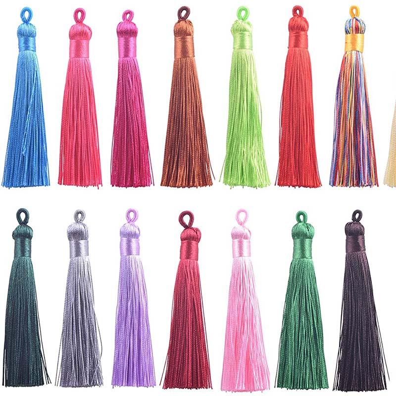 8 cm-es selyemfutó bojtkefe divat puha bojt rojt ékszerkészítéshez fülbevaló medál varázsa kézzel készített dekorációs kézműves