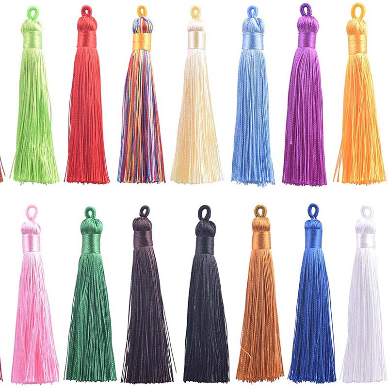 8 cm-es selyemfutó bojtkefe divat puha bojt rojt ékszerkészítéshez fülbevaló medál varázsa kézzel készített dekorációs kézműves