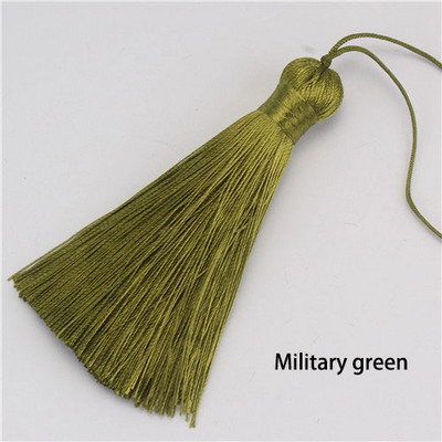 10 τμχ 8 εκατοστά Πολυεστερική μεταξωτή φούντα με κρόσσια βούρτσα Φούντες Διακοσμητικά για χειροτεχνίες DIY Jewelry Findings Διακόσμηση σπιτιού Κουρτίνες ραπτικής Αξεσουάρ