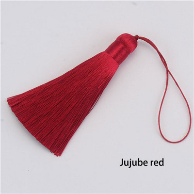 10 τμχ 8 εκατοστά Πολυεστερική μεταξωτή φούντα με κρόσσια βούρτσα Φούντες Διακοσμητικά για χειροτεχνίες DIY Jewelry Findings Διακόσμηση σπιτιού Κουρτίνες ραπτικής Αξεσουάρ