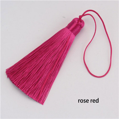 10 τμχ 8 εκατοστά Πολυεστερική μεταξωτή φούντα με κρόσσια βούρτσα Φούντες Διακοσμητικά για χειροτεχνίες DIY Jewelry Findings Διακόσμηση σπιτιού Κουρτίνες ραπτικής Αξεσουάρ