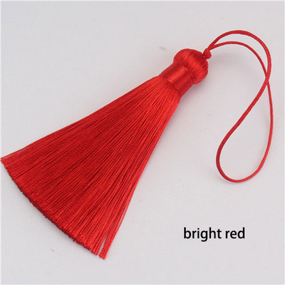 10 τμχ 8 εκατοστά Πολυεστερική μεταξωτή φούντα με κρόσσια βούρτσα Φούντες Διακοσμητικά για χειροτεχνίες DIY Jewelry Findings Διακόσμηση σπιτιού Κουρτίνες ραπτικής Αξεσουάρ