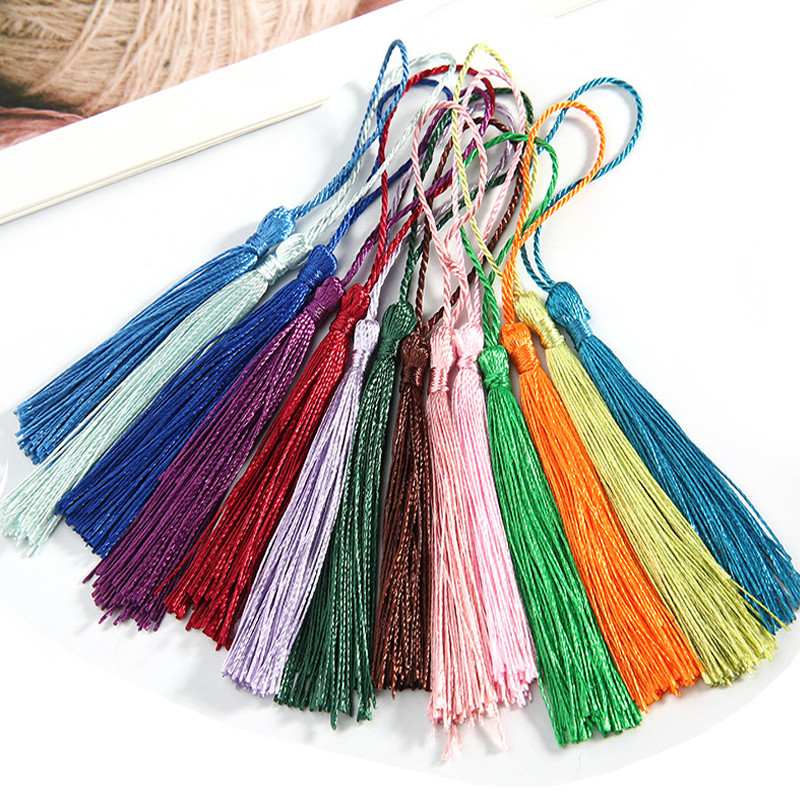 32τμχ/Συσκευασία Πολυεστερική Μεταξωτή Φούντα Κρόσια 8cm Βαμβακερές φούντες Διακοσμητικό για Ράψιμο Κουρτινών Αξεσουάρ DIY Διακόσμηση γάμου