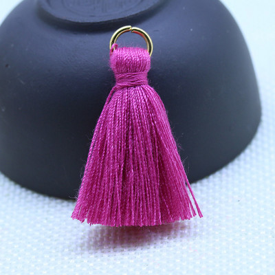 30 gab Poliestera Kokvilnas Metāla Gredzens Pušķis Bārkstis Kulons DIY Apģērbi Aizkari Dekors Amatniecība Pušķis Apdare Auskari Juvelierizstrādājumu sastāvdaļas