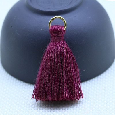 30 gab Poliestera Kokvilnas Metāla Gredzens Pušķis Bārkstis Kulons DIY Apģērbi Aizkari Dekors Amatniecība Pušķis Apdare Auskari Juvelierizstrādājumu sastāvdaļas