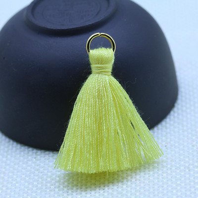 30 gab Poliestera Kokvilnas Metāla Gredzens Pušķis Bārkstis Kulons DIY Apģērbi Aizkari Dekors Amatniecība Pušķis Apdare Auskari Juvelierizstrādājumu sastāvdaļas