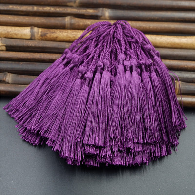 50PCS/Pakiranje 8cm Viseće uže u boji Poliesterske rese Šivanje resa Bang rese Obrub ključeva Rese za DIY Uljepšavanje zavjesa Pristup