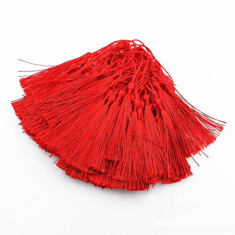 50PCS/Pakiranje 8cm Viseće uže u boji Poliesterske rese Šivanje resa Bang rese Obrub ključeva Rese za DIY Uljepšavanje zavjesa Pristup